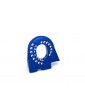 Traxxas Motor mount plate, TRX-4, aluminum (blue-anodized)