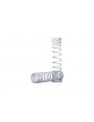 Traxxas Spring, shock, (GTR) (progressive, 0.833 rate) (2) (silver)