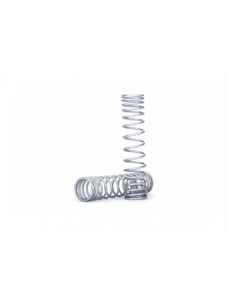Traxxas Spring, shock, (GTR) (progressive, 1.042 rate) (2) (silver)