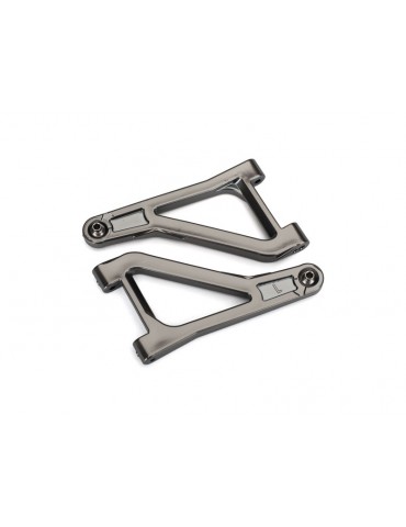 Traxxas Suspension arms, upper (left & right) (satin black chrome-plated)