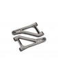 Traxxas Suspension arms, upper (left & right) (satin black chrome-plated)