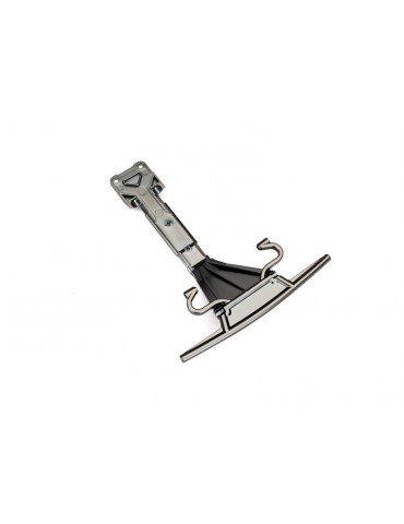 Traxxas Skidplate, front (plastic) (satin black chrome-plated)