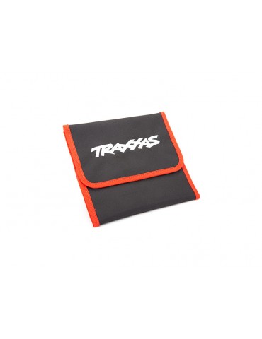 Traxxas Tool pouch, red (custom embroidered with Traxxas logo)