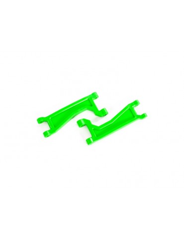 Traxxas Suspension arms, upper, green (2) (for WideMaxx)