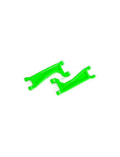 Traxxas Suspension arms, upper, green (2) (for WideMaxx)