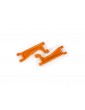 Traxxas Suspension arms, upper, orange (2) (for WideMaxx)