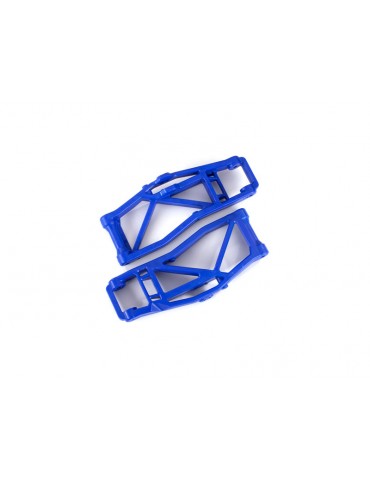 Traxxas Suspension arms, lower, blue (2) (for WideMaxx)