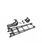 Traxxas Wheelie bar, black (assembled)/ wheelie bar mount