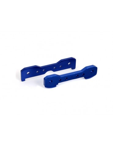 Traxxas Tie bars, front, 6061-T6 aluminum (blue-anodized) (fits Sledge)