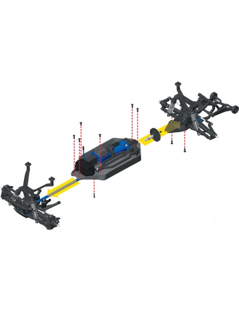 Traxxas Stampede 1:10 VXL 4WD TQi RTR Blue