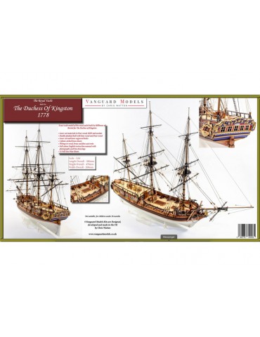 Vanguard Models Duchess of Kingston 1778 1:64 kit