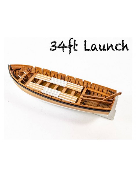 Vanguard Models Launch boat 34" 1:64 kit