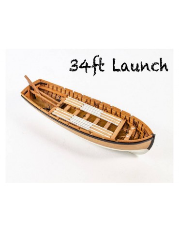 Vanguard Models Launch boat 34" 1:64 kit