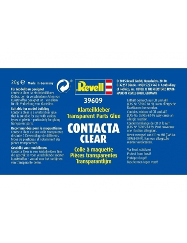 Revell - Contacta Clear klijai 20g, 39609
