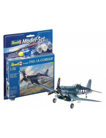 Revell - Vought F4U-1A Corsair dovanų komplektas, 1/72, 63983