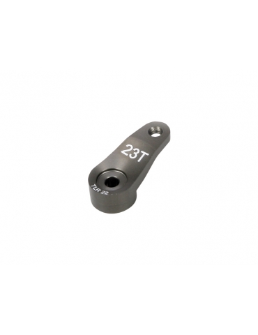 TLR Servo Horn, 23T, Aluminum: 22