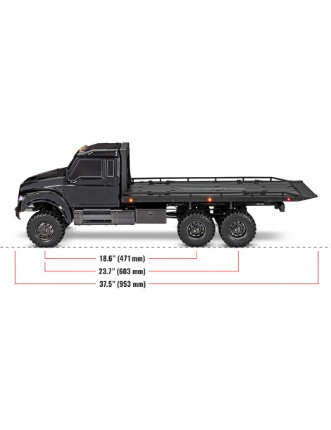 Traxxas TRX-6 Ultimate RC Hauler 6x6 1:10 RTR black