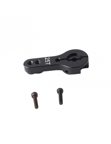 25T Servo horn - Juoda