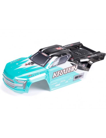 Arrma 1/10 Painted Body, Teal/Black: KRATON 4X4 BLX