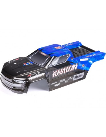 Arrma 1/10 Painted Body, Black/Blue: KRATON 4X4 4S BLX