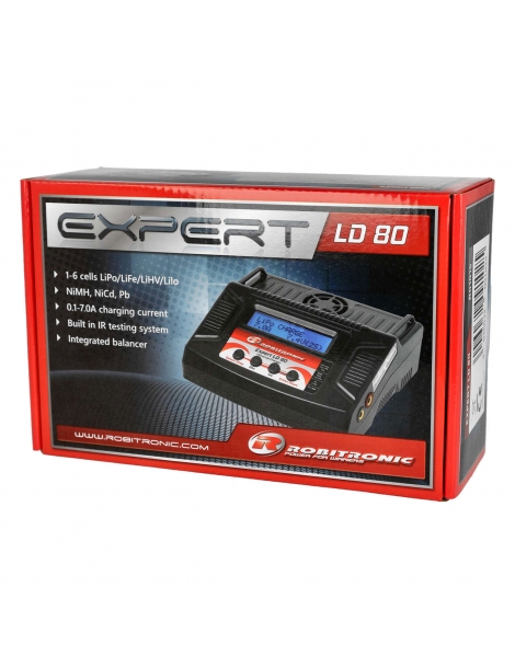 Įkroviklis Robitronic Expert LD 80 80W AC/DC