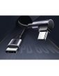 UGREEN USB-C į USB-C Elbow cable QC 3.0 PD 3A 60W 1m