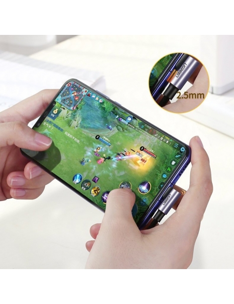 UGREEN USB-C į USB-C Elbow cable QC 3.0 PD 3A 60W 1m
