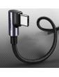 UGREEN USB-C į USB-C Elbow cable QC 3.0 PD 3A 60W 1m