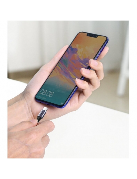 UGREEN USB-C į USB-C Elbow cable QC 3.0 PD 3A 60W 1m