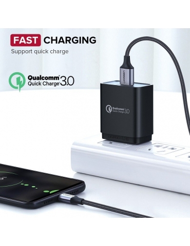 UGREEN micro USB Cable QC 3.0 2.4A 1m (Black)