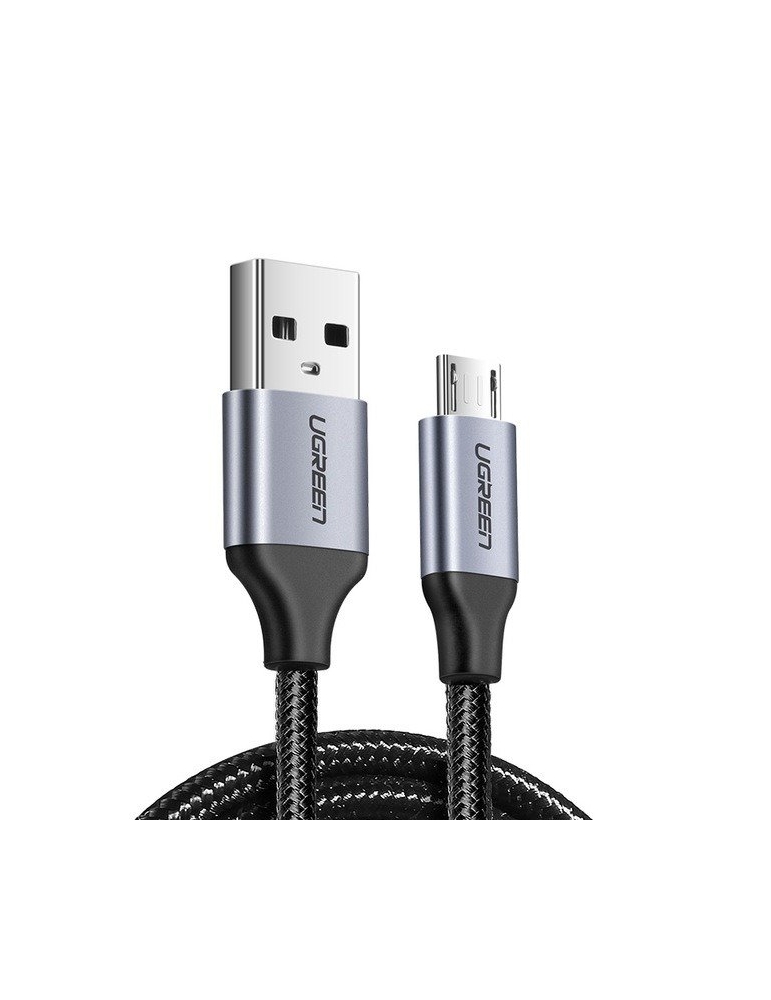 Micro USB cable UGREEN QC 3.0 2.4A 1m (black)