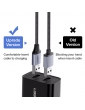 Micro USB cable UGREEN QC 3.0 2.4A 1m (black)