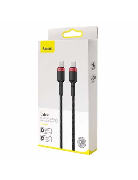 Aukštos kokybės „Baseus“ USB-C į USB-C laidas