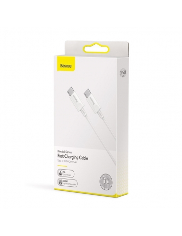 Kabelis Baseus CATSW-D02, 2 x USB Type C, 1.5 m