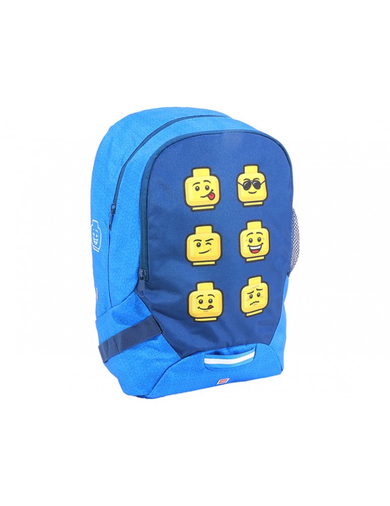 LEGO School backpack - Faces Blue