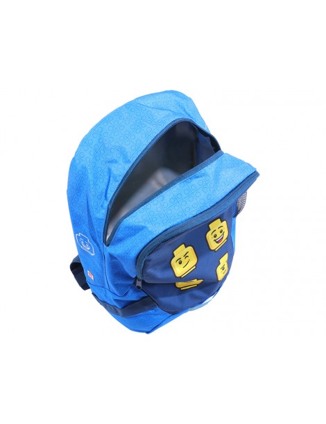 LEGO School backpack - Faces Blue