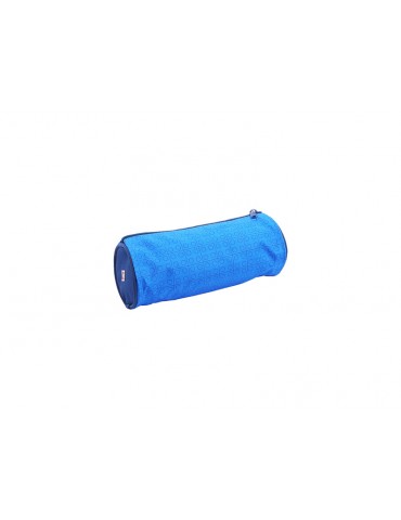 LEGO Pecil case (round) - Faces Blue