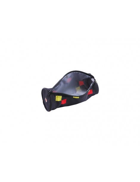 LEGO Pecil case (round) - Faces Blue