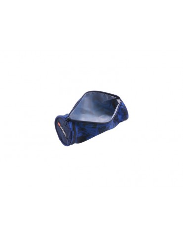 LEGO Pecil case (round) - Faces Blue