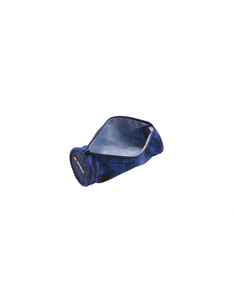 LEGO Pecil case (round) - Faces Blue