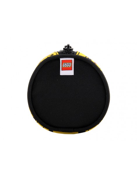 LEGO Pecil case (round) - Faces Blue