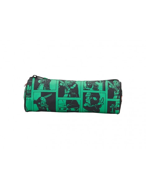LEGO Pecil case (round) - Faces Blue