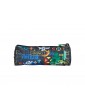 LEGO Pecil case (round) - Faces Blue