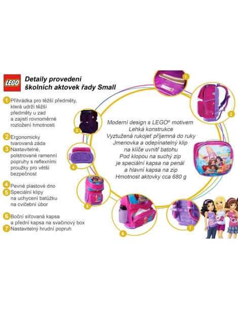LEGO School Bag Small (2 bags) - City Fire