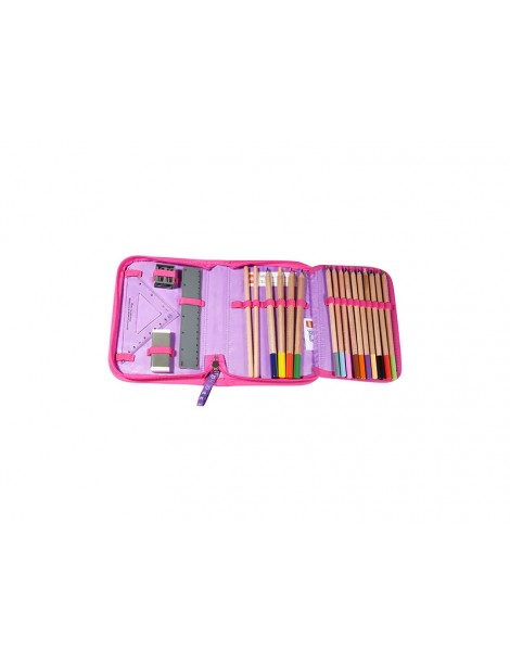 LEGO Pecil case (equipped) - Pink/Purple