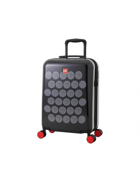 LEGO Luggage Brick Dots 20" - Black/Blue