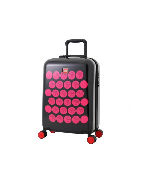 LEGO Luggage Brick Dots 20" - Black/Blue