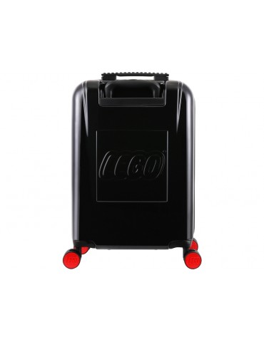 LEGO Luggage Brick Dots 20" - Black/Blue