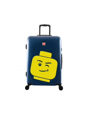 LEGO lagaminas Minifigure Head 24" - mėlynas