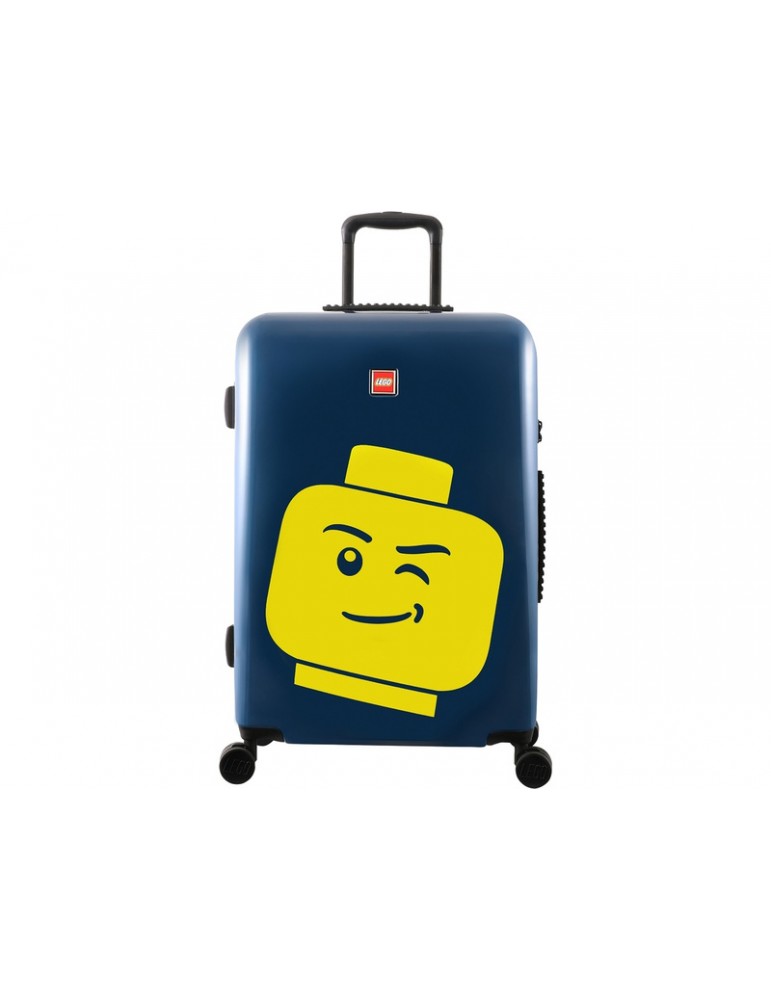 LEGO lagaminas Minifigure Head 24" - mėlynas